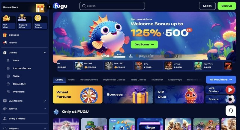 Achtung Deutschland - Echtgeld fuden in Fugu Casino online sichern